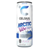 Celsius Vibe Arctic Vibe Frozen Berry sparkling energy drink can, 12oz, featuring vibrant blue and purple design with berry imagery