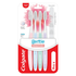 Farmacias Savia Colgate Gentle Sensitive+ ultra soft toothbrushes in a pack of four, with soft bristles for gentle cleaning.