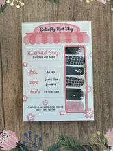 Pink Venom nail strips by Cutie Pop Nail Shop featuring vibrant pink and black venom-themed nail art design.