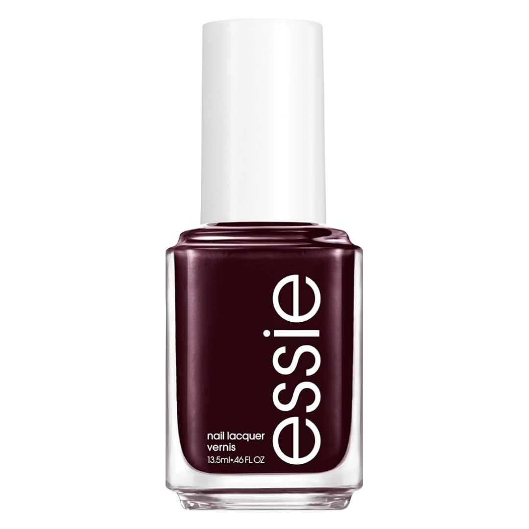Essie Original Nail Lacquer Not Red-Y For Bed 1585 in 0.46oz bottle, showcasing deep red nail polish with glossy finish.
