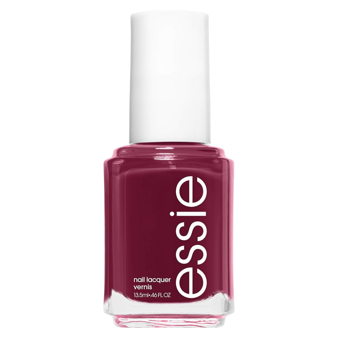 Essie original nail lacquer Pajama Party 1586 in a 0.46oz bottle, showcasing bright pink nail polish on a white background.