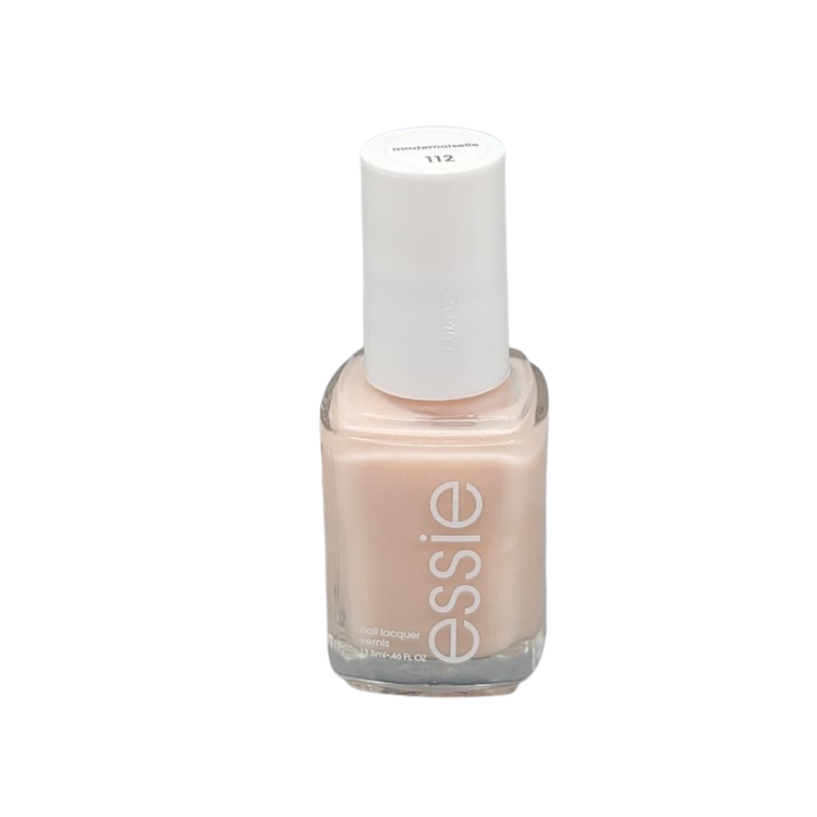 Essie Bed & On Trend 1590 nail lacquer in 0.46oz bottle, showcasing vibrant nail polish color with a smooth finish.
