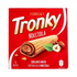 Farmacias Savia Ferrero Tronky hazelnut-filled crunchy wafer family pack with five bars, showing the snack&