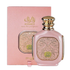 Farmacias Savia Zimaya Zukhuruf Pink Eau de Parfum for women, 3.4 oz bottle with pink accents and elegant floral design.