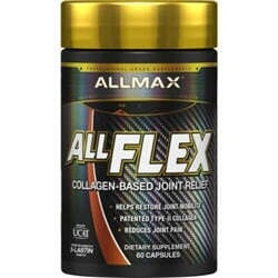 Allmax AllFlex Rapid Joint Recovery supplement capsules, dietary joint support supplement, 60 soft gel capsules.