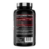 Testosterone booster supplement bottle labeled Nutrex Anabol Hardcore with 60 capsules on a plain background.