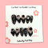 Angelic Lace Black Elegant Nail Wraps