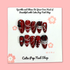 Crimson Noir Lace Gothic Press-On Nail Set