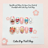 Anya Peanut Anime Press-On Nail Set