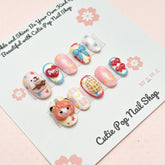 Anya Peanut Anime Press-On Nail Set
