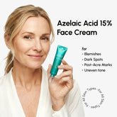Maree Azelaic Acid Cream for sensitive skin, showing the cream jar with a white lid and soft pink label on a white background