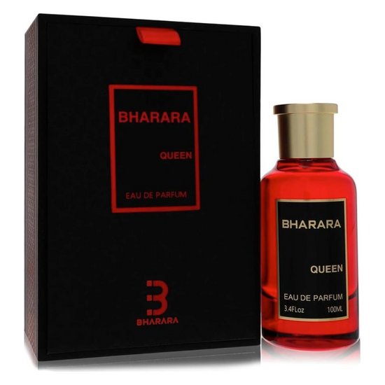 Bharara Queen Eau de Parfum spray for women in 3.4 oz, floral fragrance bottle from Farmacias Savia.