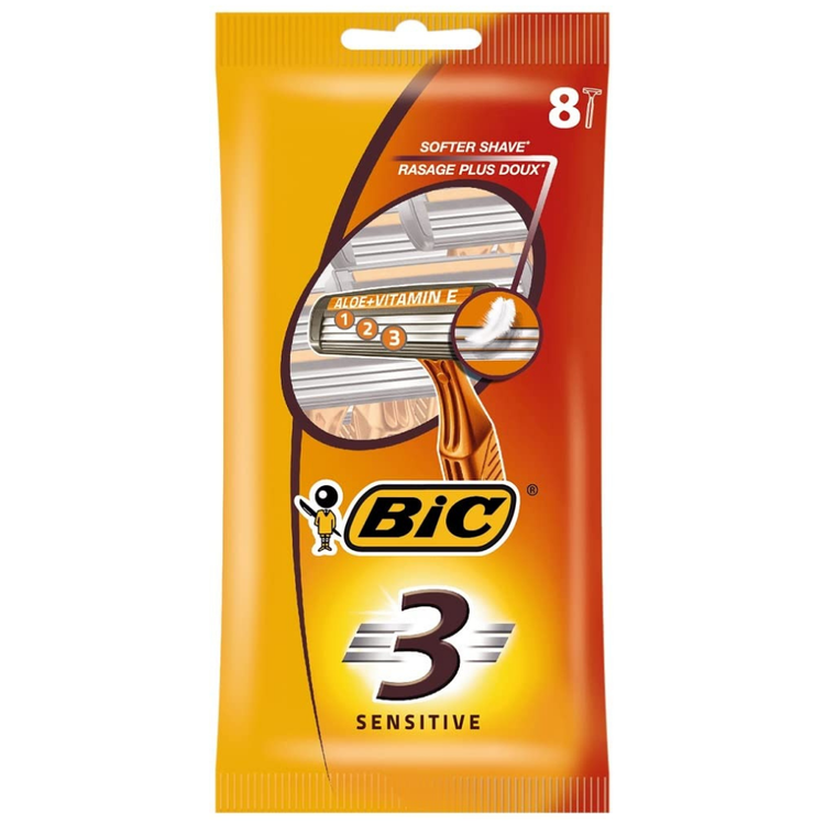 BIC 3 Sensitive Skin women&