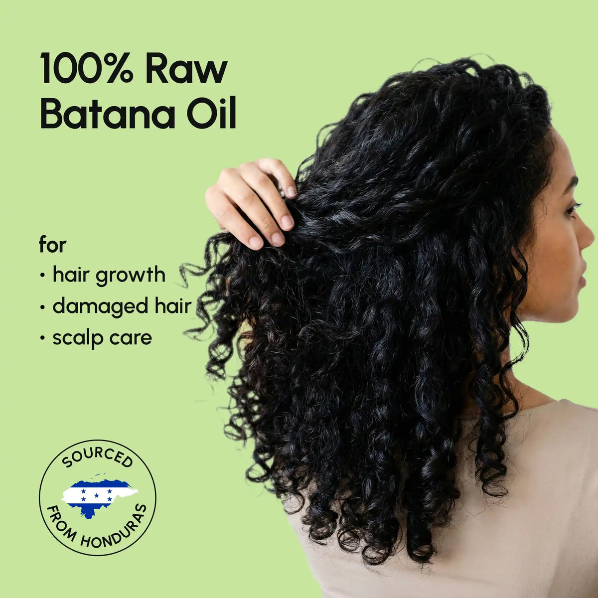 Natural Batana hair growth paste by Maree, showing the creamy, herbal treatment in a jar, ideal for nourishing and strengthening hair.