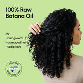 Natural Batana hair growth paste by Maree, showing the creamy, herbal treatment in a jar, ideal for nourishing and strengthening hair.