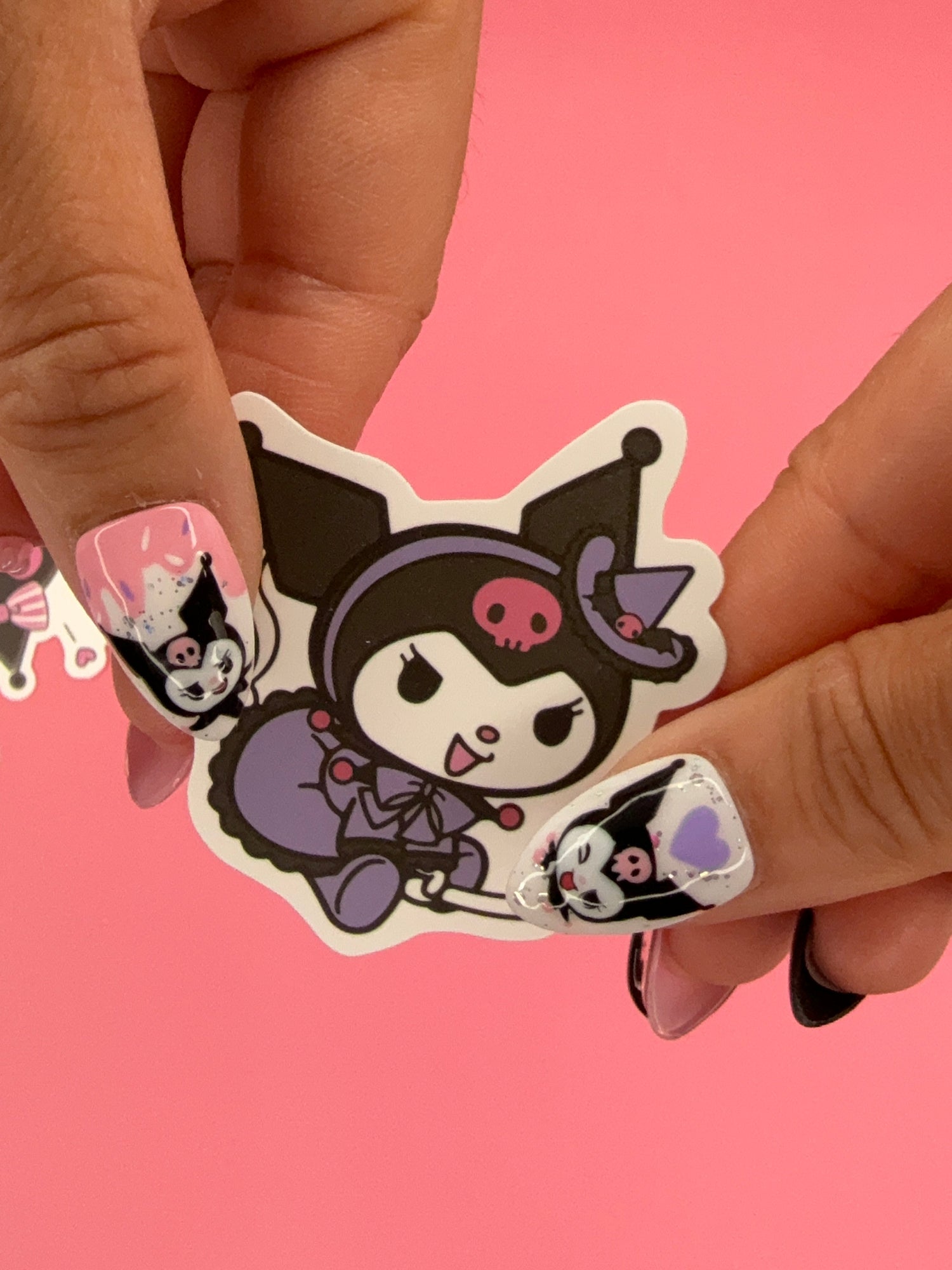 Kuro-3D Gothic 3D Press-On Nail Set