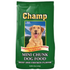 Mini Chunk Beef and Chicken Flavor Dog Food by Farmacias Savia, 12 lb bag with colorful packaging and product branding visible.