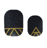 Cutie Pop Nail Shop Gatsby nail strips in CP-1011b design, featuring stylish, patterned adhesive nail decals on a white background.