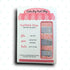 Pink and gold nail strip design from Cutie Pop Nail Shop, featuring elegant deco patterns on a close-up of the nail strips.