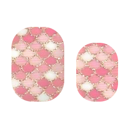 Cutie Pop Nail Shop Mermaid Tail nail strips in design CP-1054b, featuring vibrant, ocean-inspired patterns and colorful mermaid scales.