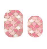 Cutie Pop Nail Shop Mermaid Tail nail strips in design CP-1054b, featuring vibrant, ocean-inspired patterns and colorful mermaid scales.