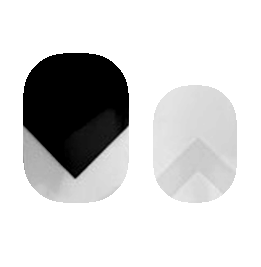 Black White Abstract (Transparent)