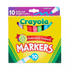 Set of 10 Crayola pastel markers, ideal for school use, featuring vibrant pastel colors for creative projects.