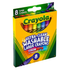 Set of 8 Crayola Ultra-Clean Washable Large Crayons for kids, featuring bright colors in a sturdy pack.