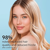 Maree Keratin Hair Treatment capsules showing glossy, smooth hair strands with nourishing benefits for frizz control and shine.