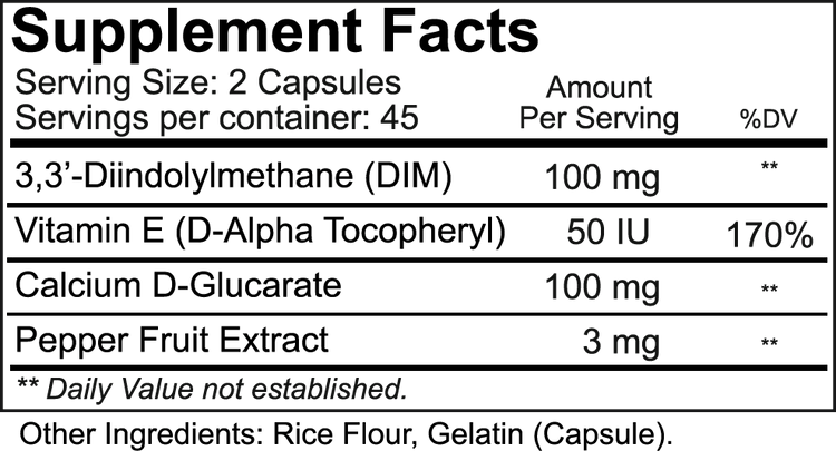 NutraKey DIM 100mg weight loss capsules in a bottle, designed to support hormonal balance and metabolic health.