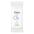 Dove 0% Aluminum Sensitive Deodorant Stick in 2.6 oz, natural formula for sensitive skin, with a smooth application.