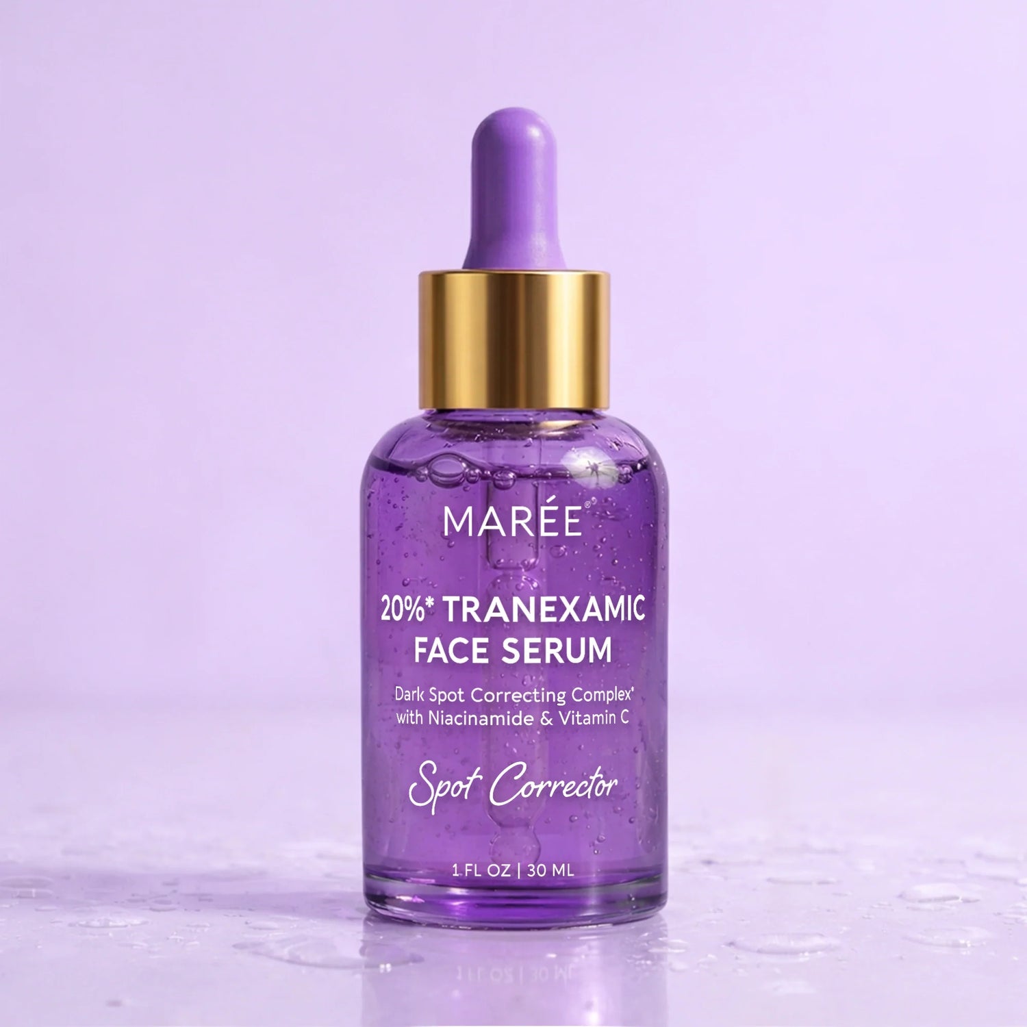 Maree dark spot corrector tube with applicator for reducing dark spots and uneven skin tone