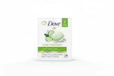 Dove Go Fresh Cool Moisture Beauty Bar soap bars, 2-pack, 4.25 oz each, with fresh, cooling scent and moisturizing formula.