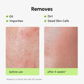 Maree Daily Glow Exfoliating Toner in a clear bottle with a white cap, featuring a label with green accents and liquid toner inside