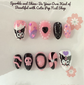 Kuro-3D Gothic 3D Press-On Nail Set