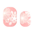 Cutie Pop Nail Shop Dancing Flowers nail strips featuring colorful floral designs on a white background.