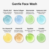 Maree face polishing scrub and exfoliator for youthful skin, showing a jar of the facial exfoliant with textured scrub particles inside
