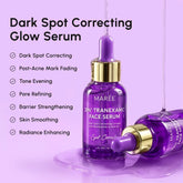 Maree Dark Spot Corrector face serum in a sleek bottle, designed to reduce dark spots and even skin tone.