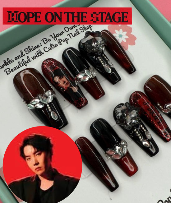 J-Hope BTS Concert Press-On Nails