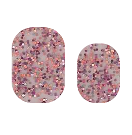Close-up of Cutie Pop Nail Shop Melody nail strips featuring colorful, floral designs on a white background.