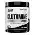 Pure Nutrex Glutamine supplement for joint support, showing a container with 60 servings and nutritional label.