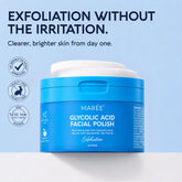 Maree Glycolic Acid Exfoliating Pads with 50% glycolic acid for gentle facial skin exfoliation and renewal.
