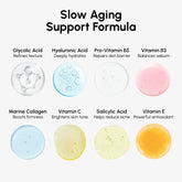 Maree Glow Boost Glycolic Face Toner bottle with clear liquid, skincare product for brightening and exfoliating the skin.