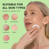 Maree Glycolic Acid Exfoliating Pads with natural ingredients for gentle skin exfoliation and brightening.