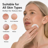 Maree Glycolic Acid Pads in a jar, 200-piece package, with soft cotton pads soaked in exfoliating glycolic acid for skincare.