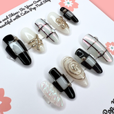 Golden Elegance Luxury Press-On Nail Set