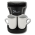 HOMEBOSS 2-Cup Coffee Maker from Farmacias Savia, compact kitchen appliance with glass carafe and brewing controls.