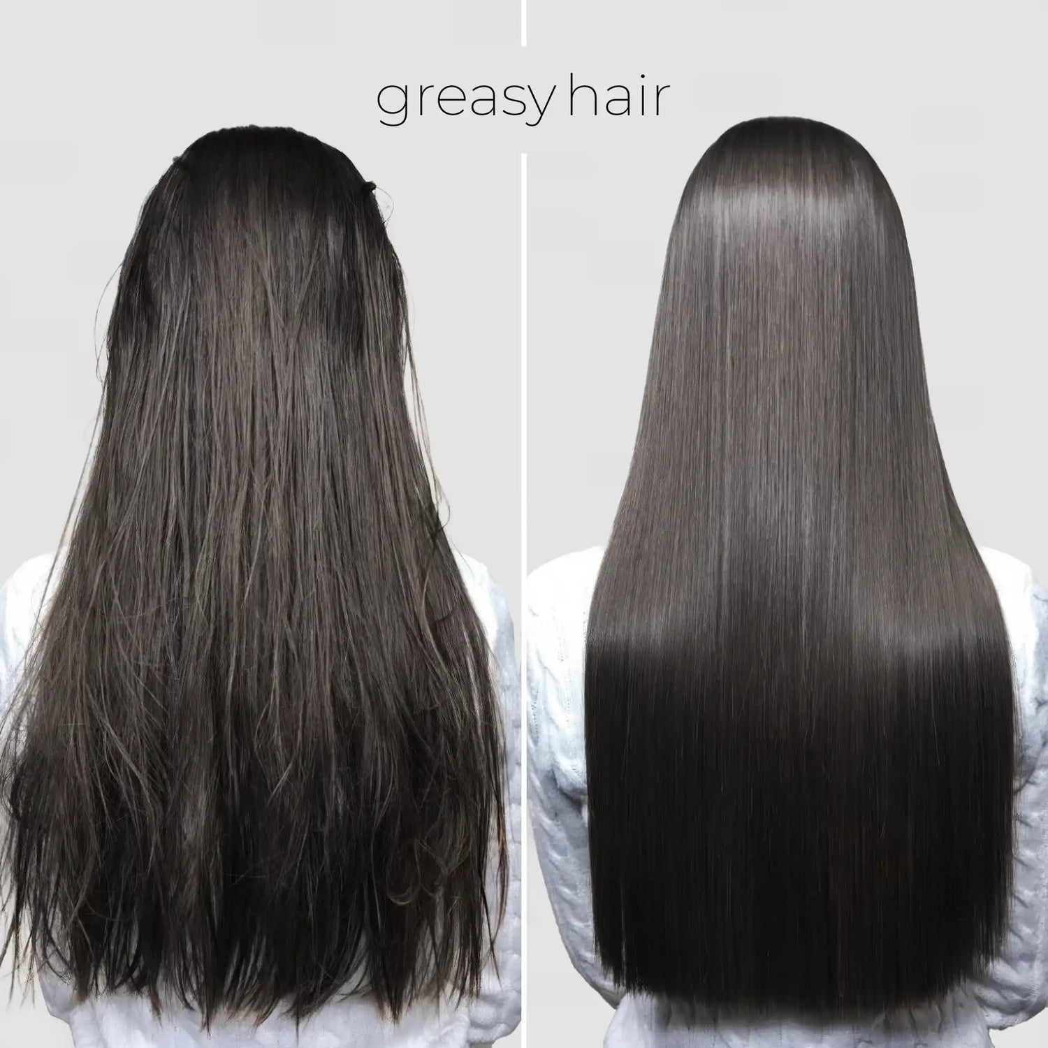 Maree keratin hair mask for damaged hair, showing before and after deep conditioning treatment results on styled hair.