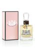 Juicy Couture EDP spray 3.4 oz bottle with floral and fruity fragrance, stylishly designed packaging for women.