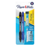 Two Paper Mate Profile mechanical pencils with 0.7mm lead, featuring a sleek blue design, perfect for school and office use.